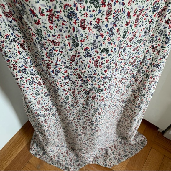 NWT DOEN Starlight Bridgerton Style Silk Maxi Dress sz Large - Picture 11 of 15